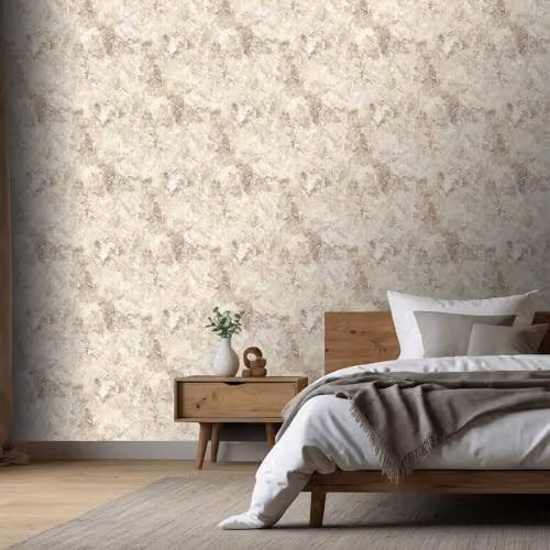 Muriva Perico Stone Cream Abstract Wallpaper in Beige – 3