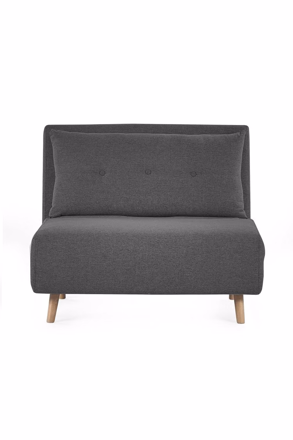 Julian Bowen Rowan Grey Fabric Upholstered Chair Bed – 5