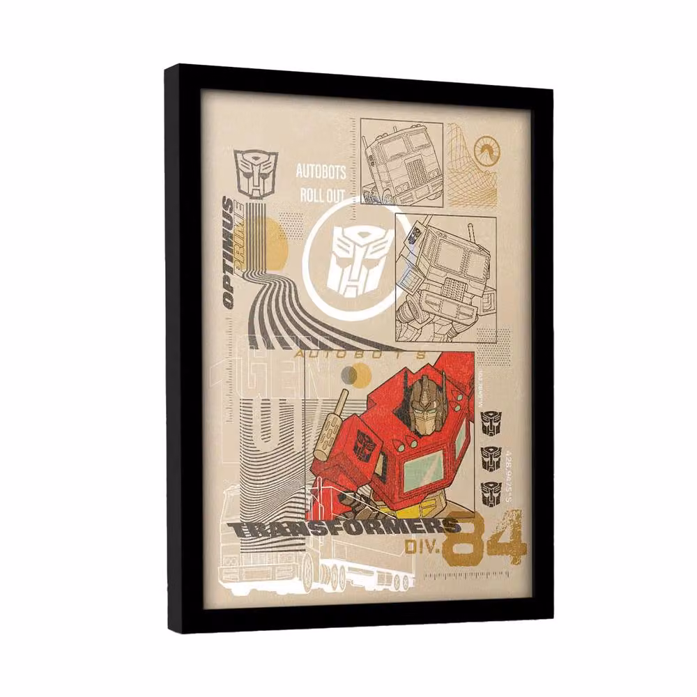 Transformers Autobot Roll Out Framed Multicolour Graphic Paper Poster – 2