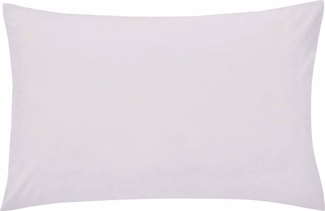 Helena Springfield Plain Dye 180TC Percale Large Pillowcase in Silver – 2