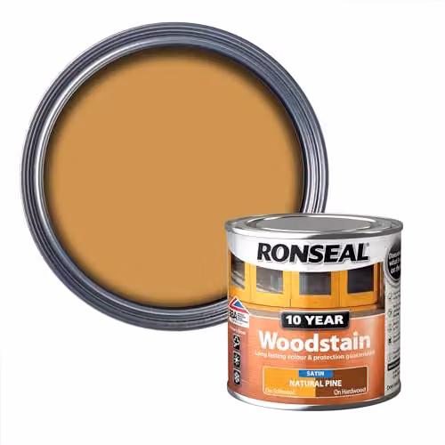 Ronseal Woodstain Natural Pine, Brown, 250ml