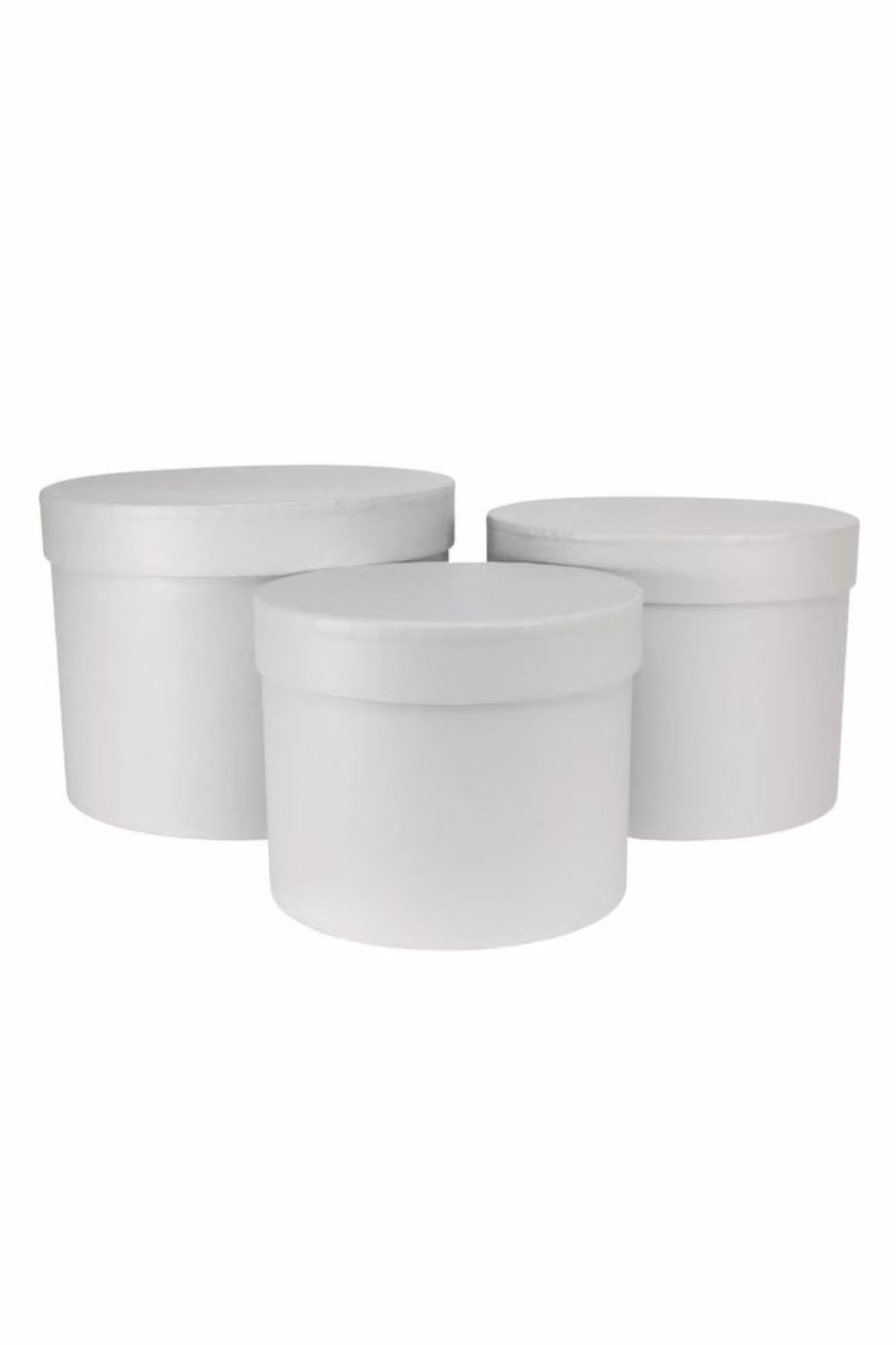 KDMD Grey Hat Box Set of 3 Card Boxes