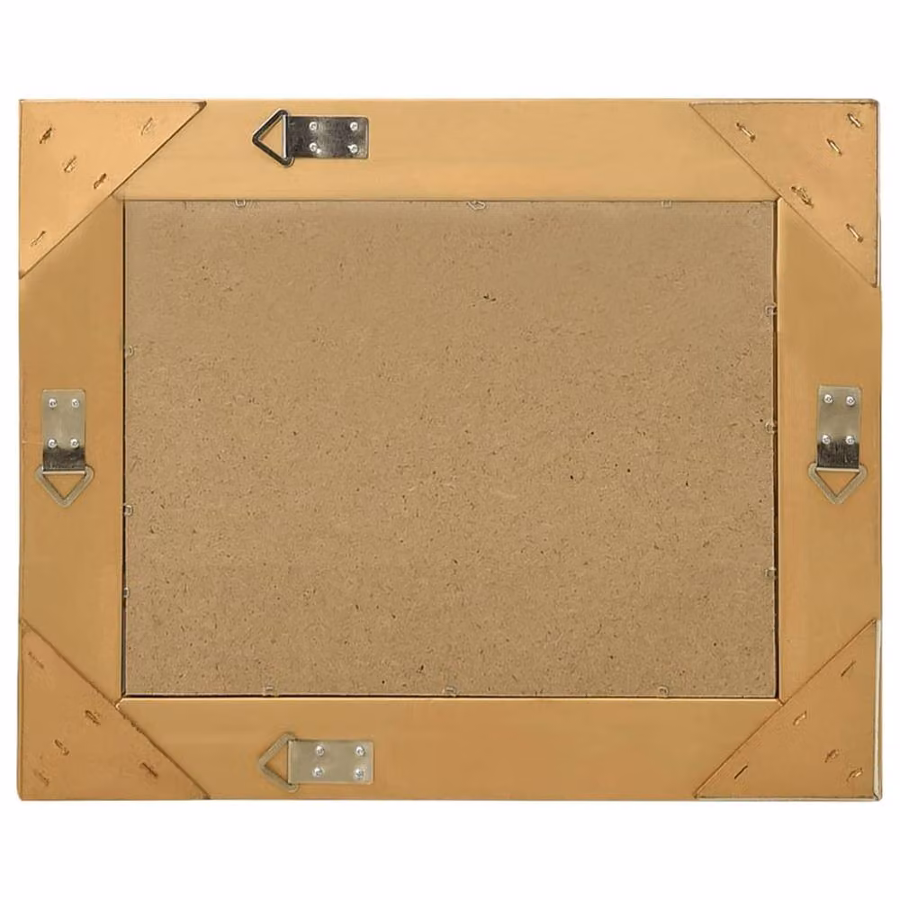 Berkfield Home Antique Baroque Style Rectangular Wall Mirror, Gold, W: 50 cm, H: 40 cm – 2