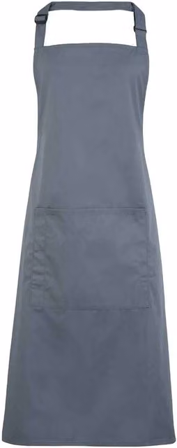 Premier Colours Pocket Full Apron in Mid Grey