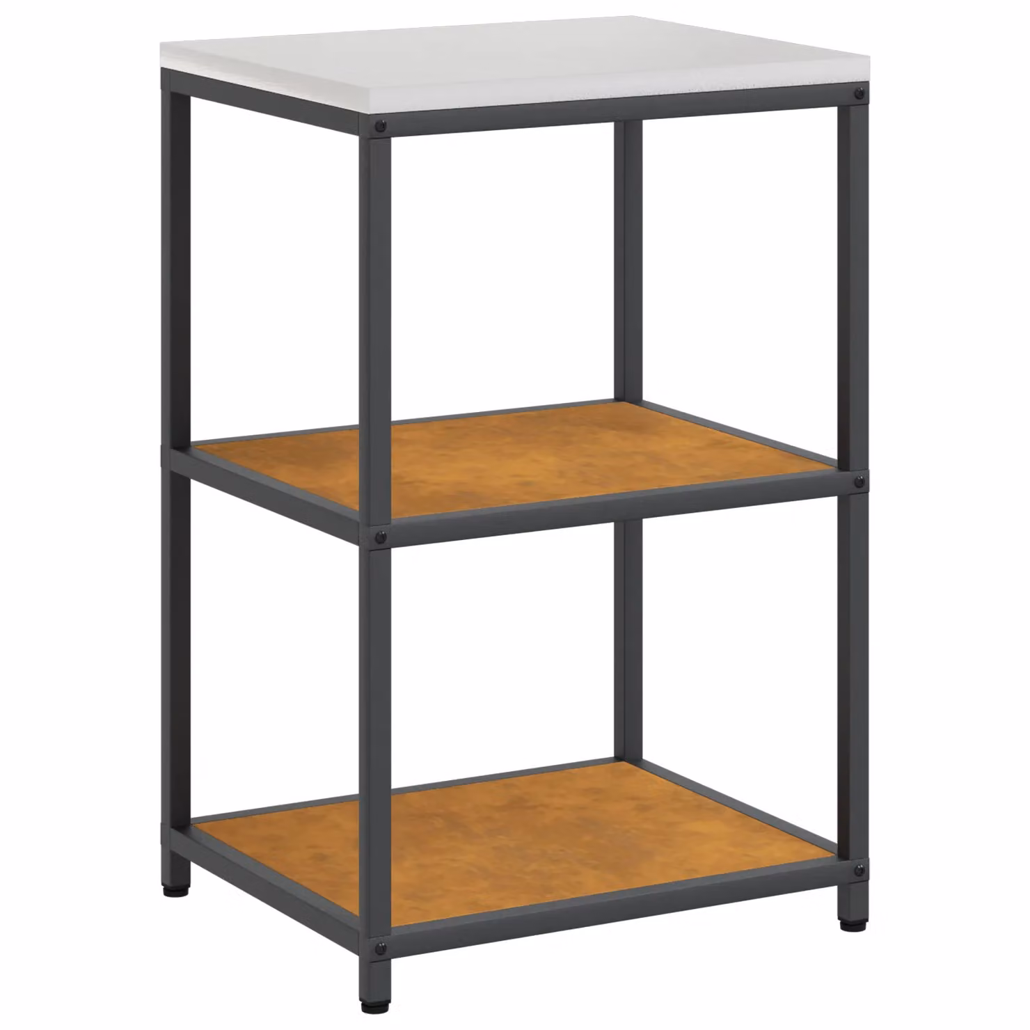 Berkfield Home Kitchen Storage Shelf in Brown Rusty Weathering Steel – 2
