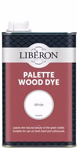 Liberon Palette Water Based Wood Dye White 500ml