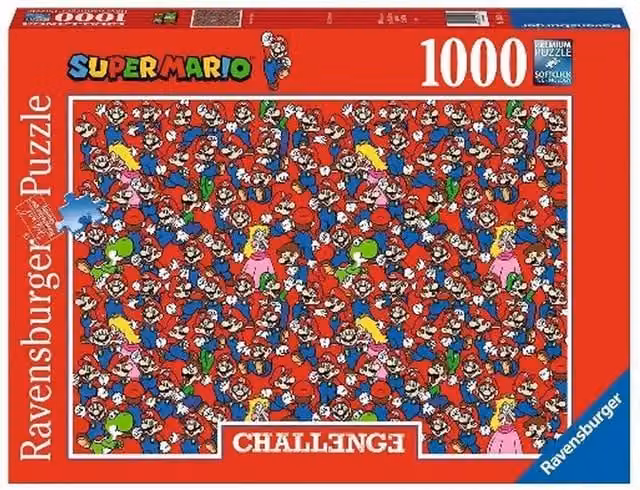 Ravensburger Super Mario Characters 1000 Piece Jigsaw Puzzle, Multicolour
