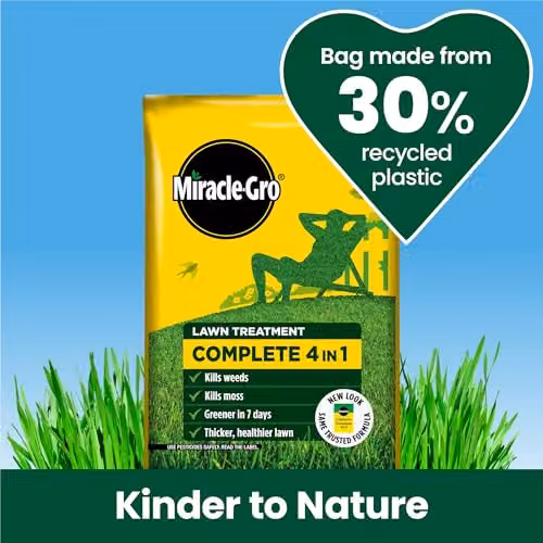 Miracle-Gro Evergreen Complete 4-in-1 Lawn Food, Weed and Moss Control, 360 m2, Yellow – 4