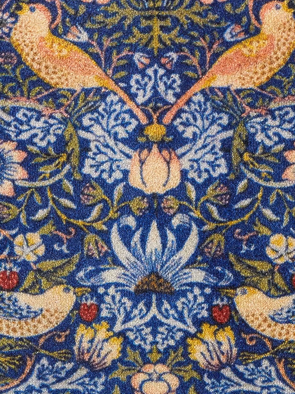 Artsy Mats William Morris Strawberry Thief Washable Indoor Doormat, Blue, W: 60 cm, D: 40 cm – 2