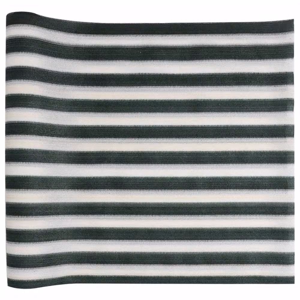 Berkfield Home Green and White HDPE Privacy Netting, W: 2 m, L: 10 m – 2