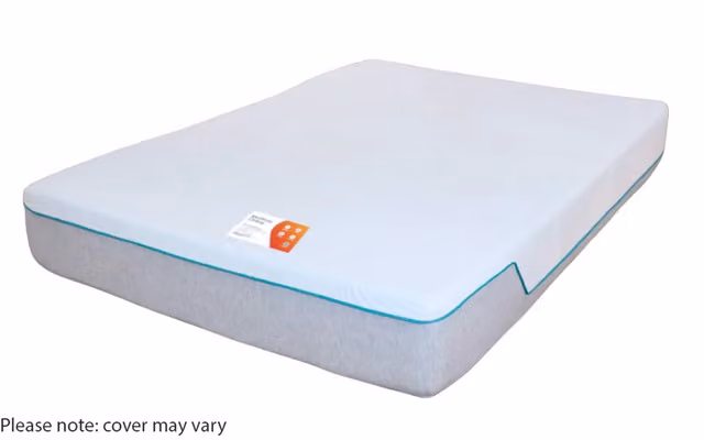 Mattress Online Rock Hard Ultra Firm Mattress in Grey, W/D/H: 120 x 200 x 25 cm