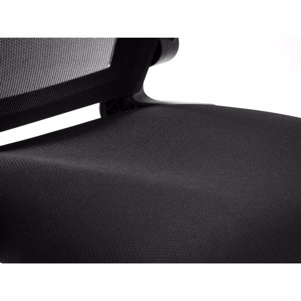 Cheshire Bramley Black Fabric Executive Office Chair with Armrests and Height Adjustment – 4