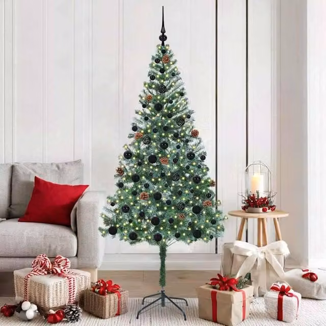 Berkfield Home Artificial Green Christmas Tree with Stand, Height: 180 cm – 1