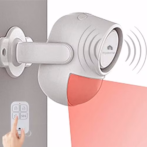 Mydome Battery Operated Motion Sensor Alarm in White – 1