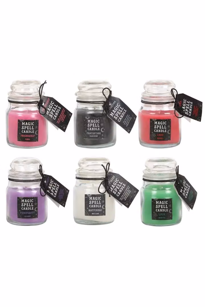 KDMD Magic Spell Candle Jar Gift Set in Black – 3