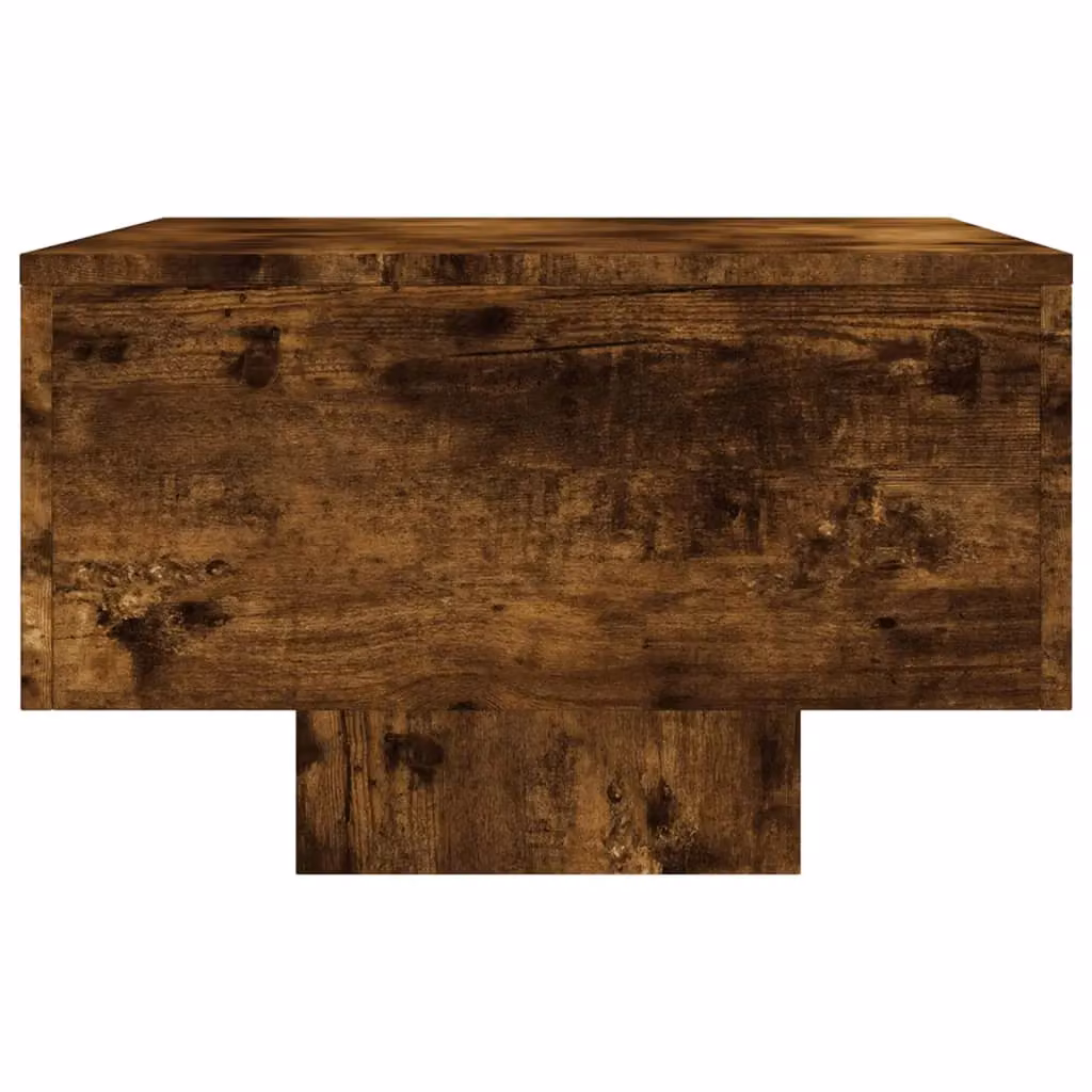 Berkfield Home Smoked Oak Coffee Table in Brown, W/D/H: 100 x 49.5 x 31 cm – 4