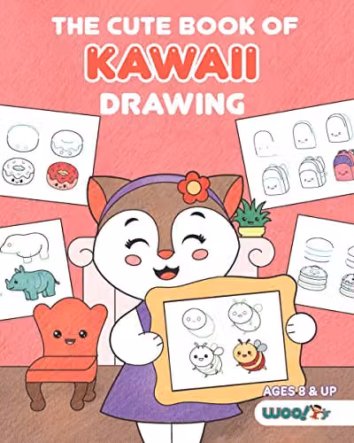 The Cute Book of Kawaii Drawing: How to Draw 365 Cute Things Step by Step by Mango Media, Multicolour
