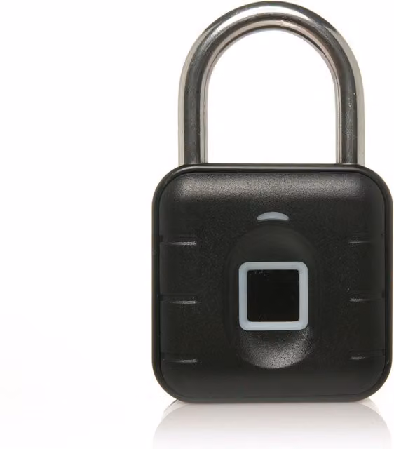 Groov-e Smart Fingerprint Padlock - Black