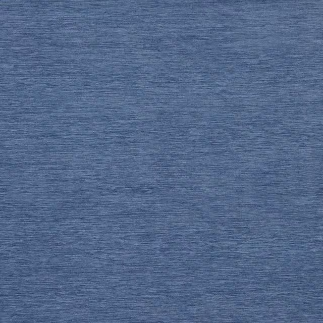 Terrys Kensington Plain Blue Velvet and Chenille Fabric