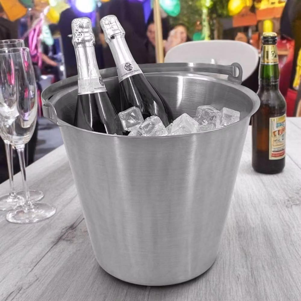 Chabrias Ltd 12L Stainless Steel Ice and Food Bucket in Silver – 3