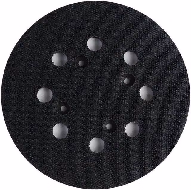NESTLUNE 125mm Orbital Sander Backing Base Pad in Black compatible with Makita and DeWalt – 1