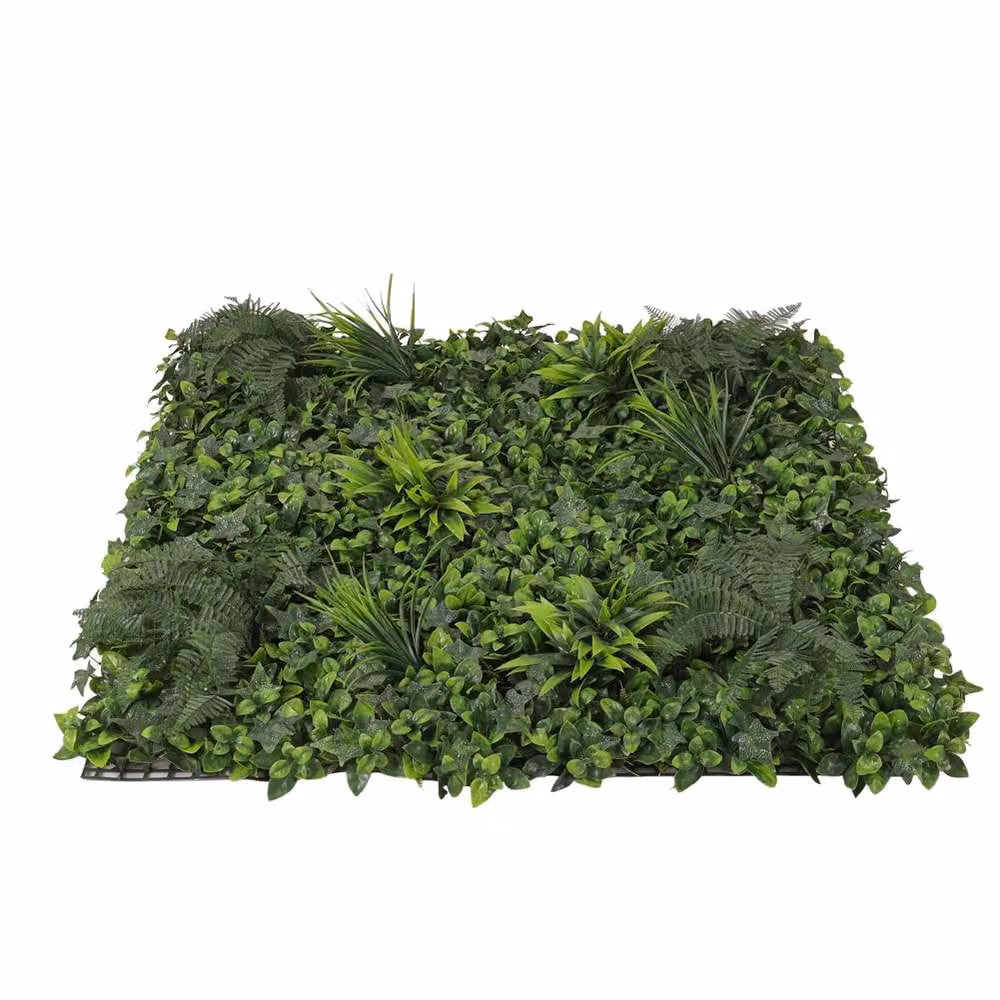 ExtraStar Lush Faux Greenery Wall Panel in Green – 6