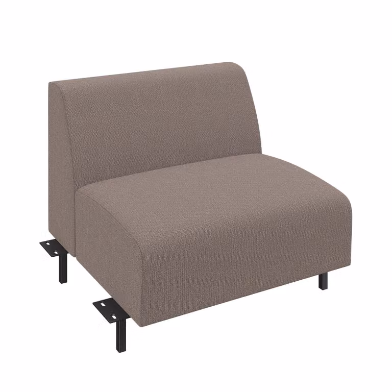 Dome Deco LUGANO Module Backrest Seat in Grey