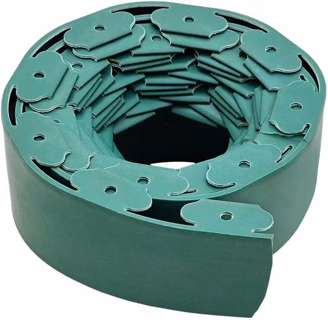 FLAVORA Green Plastic Grass Lawn Path Edge Pathway – 1