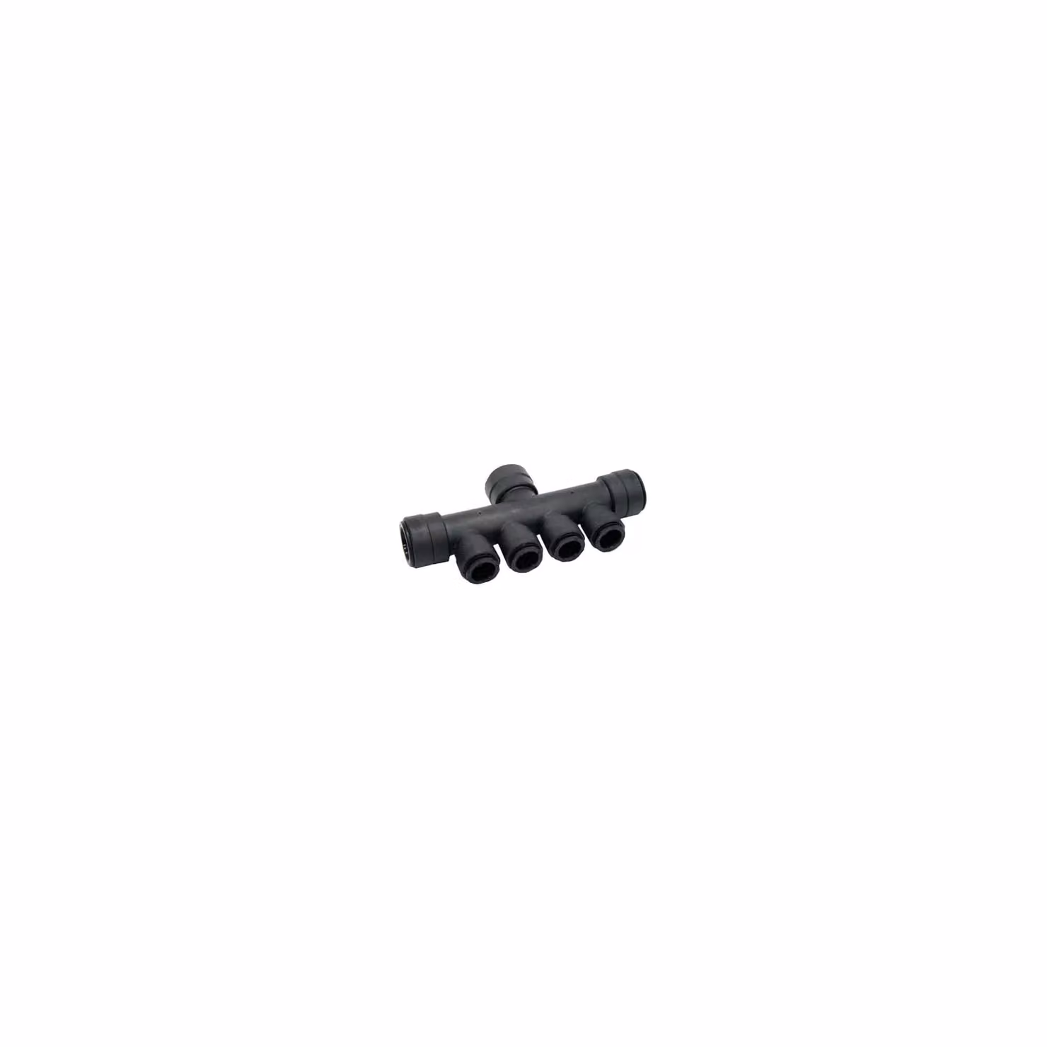 John Guest 4 Port Rail Manifold 22 x 10mm in Black – 2