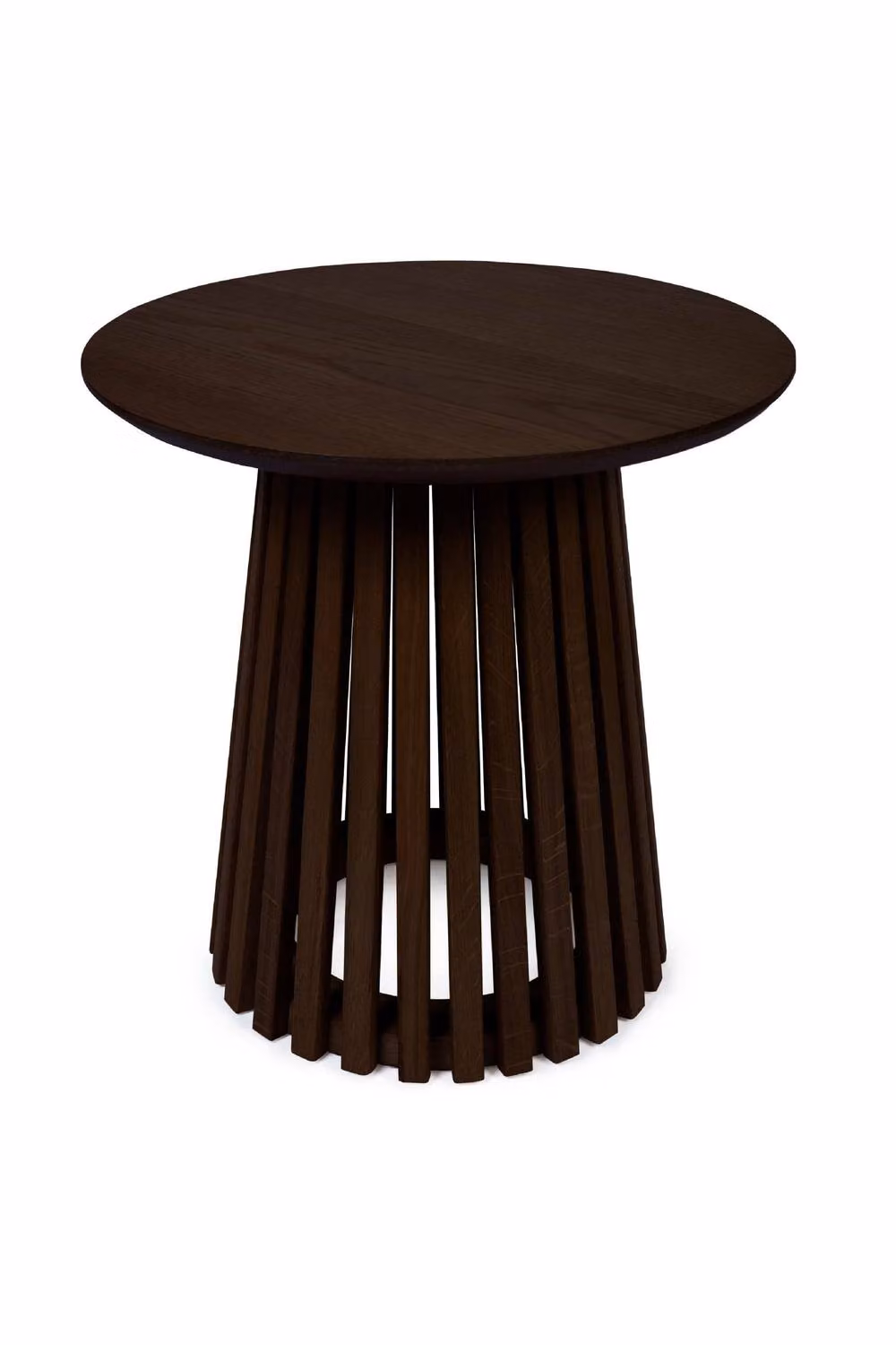 Julian Bowen Ollie Round Wood Side Table in Brown – 2