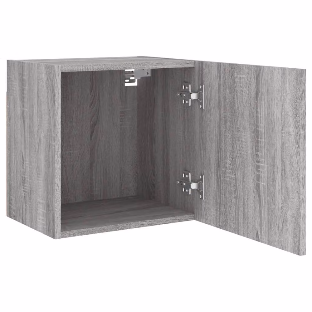 Berkfield Home Grey Sonoma Wall Mounted TV Cabinet W: 40.5 cm, D: 30 cm, H: 40 cm – 2