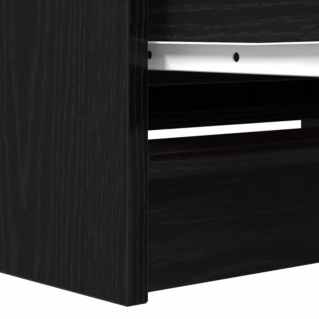 Berkfield Home Modern Matt Black TV Cabinet in MDF, W/D/H: 80 x 35 x 54 cm – 6