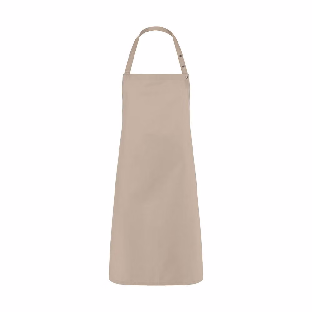 Karlowsky Santorini Press Stud Bib Apron in Light Sand – 2