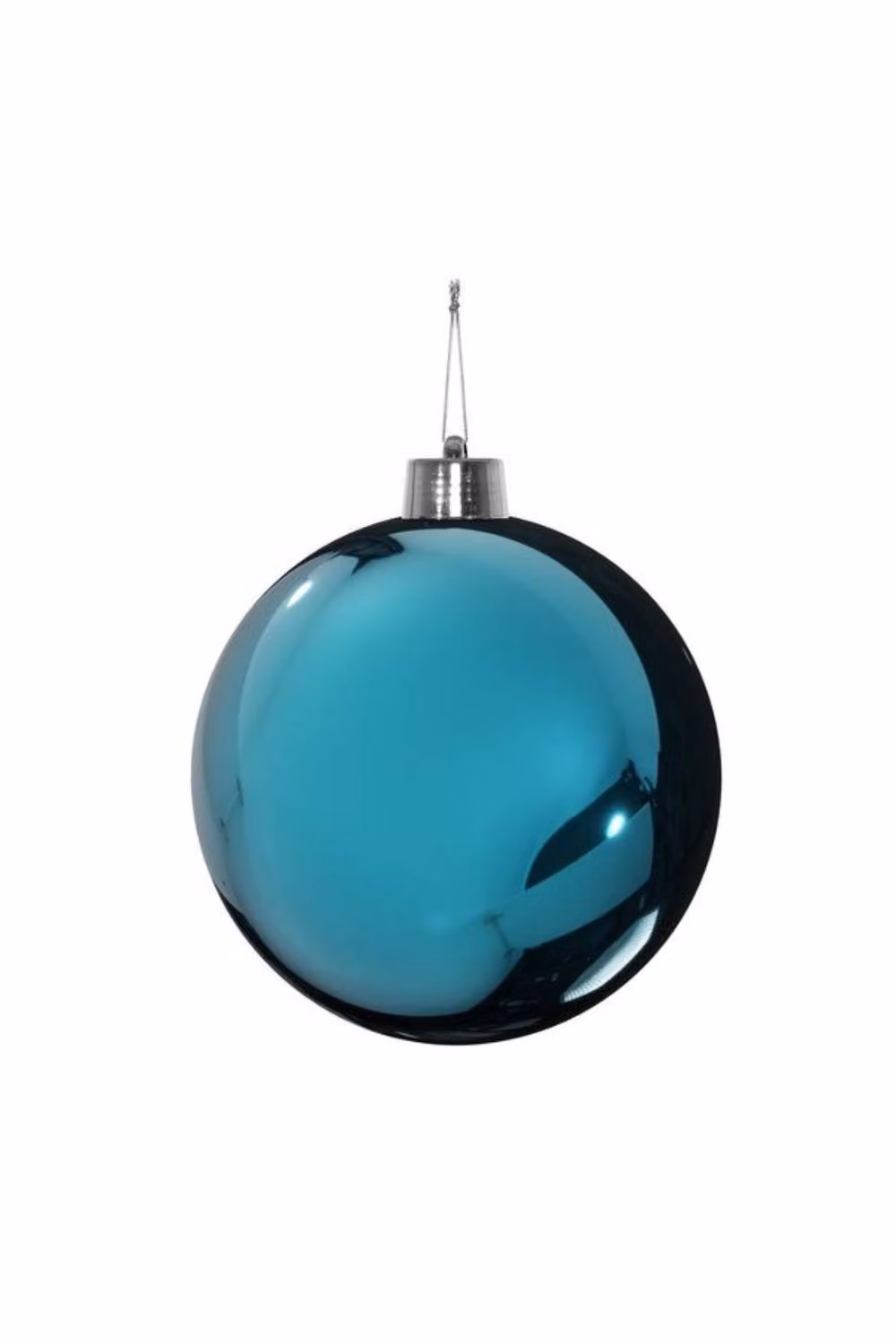 KDMD Turquoise Shiny Shatterproof Christmas Bauble, Diameter: 25 cm – 2