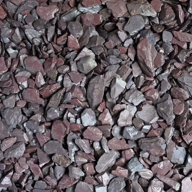 Warma Slate Plum Decorative Gravel in Purple and Grey
