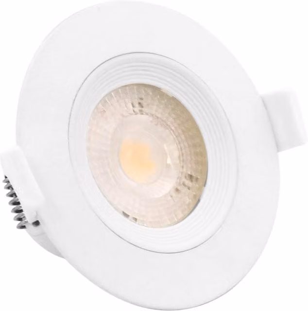 TIMELED 6.5W Cool White LED Downlight in White