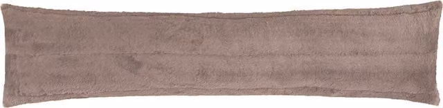 Empress Faux Fur Draught Excluder in Taupe, Brown and Beige