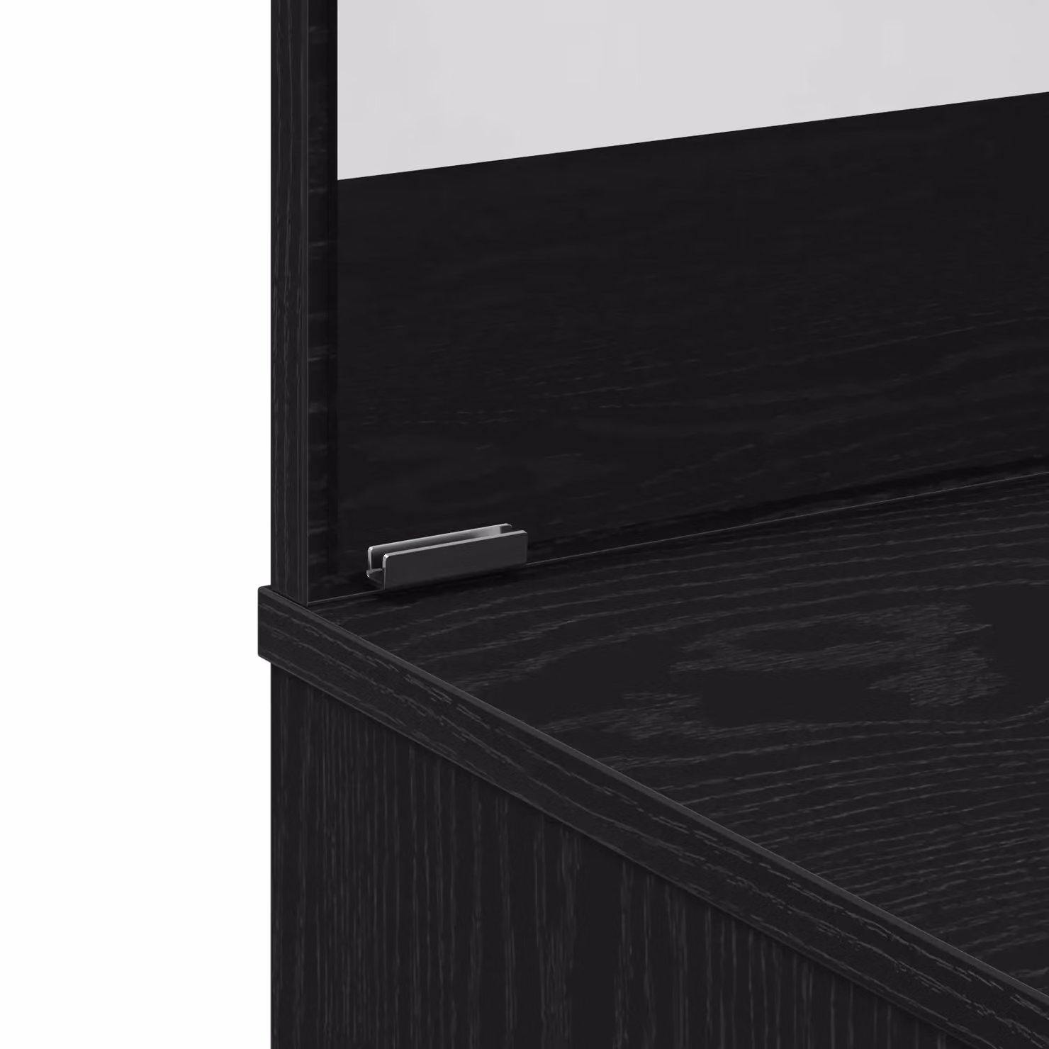 Berkfield Home Modern Black Oak Dressing Table Set in Matt Engineered Wood – 5