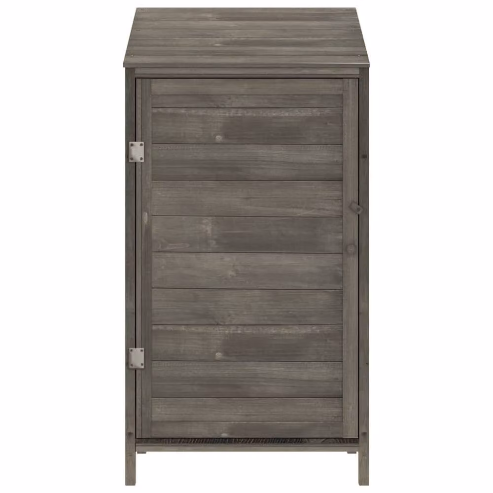 Berkfield Home Anthracite Tall Garden Shed in Wood, W/D/H: 55 x 52 x 112 cm – 3