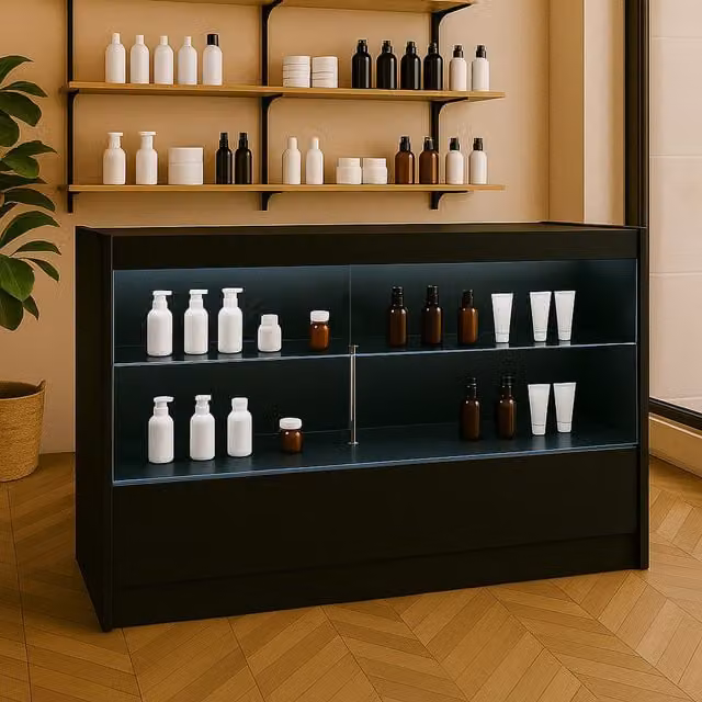 Monster Shop C1500 LED Shop Counter in Matt Black
