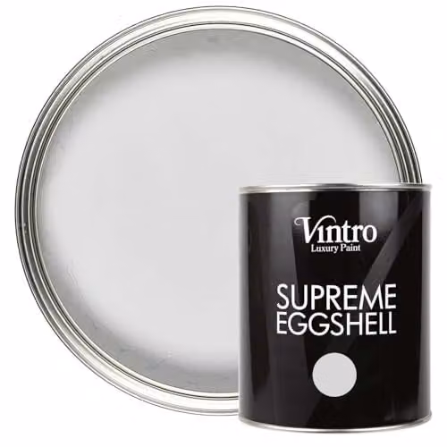 Vintro Chrysler Light Grey Eggshell Paint for Walls, Wood and Trim, 1 Litre