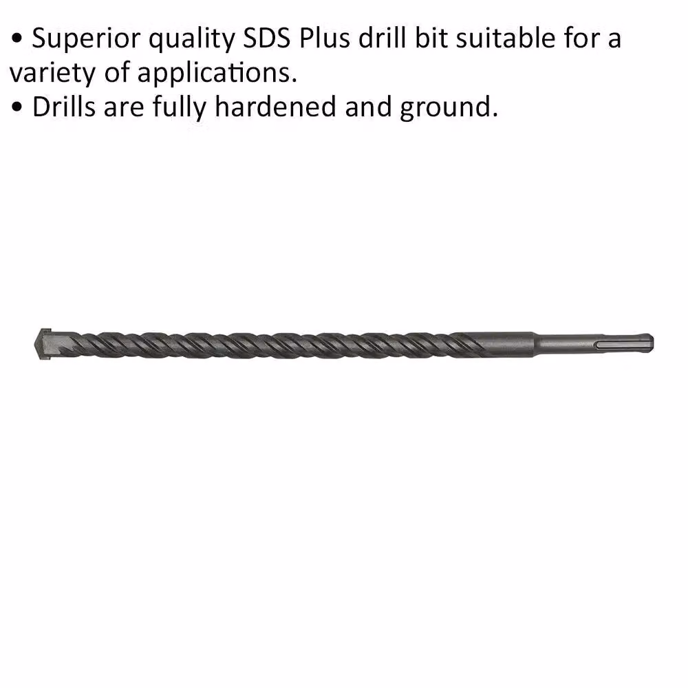 Loops SDS Plus Drill Bit, Grey and Multicolour, Diameter: 16 mm, Length: 300 mm – 2