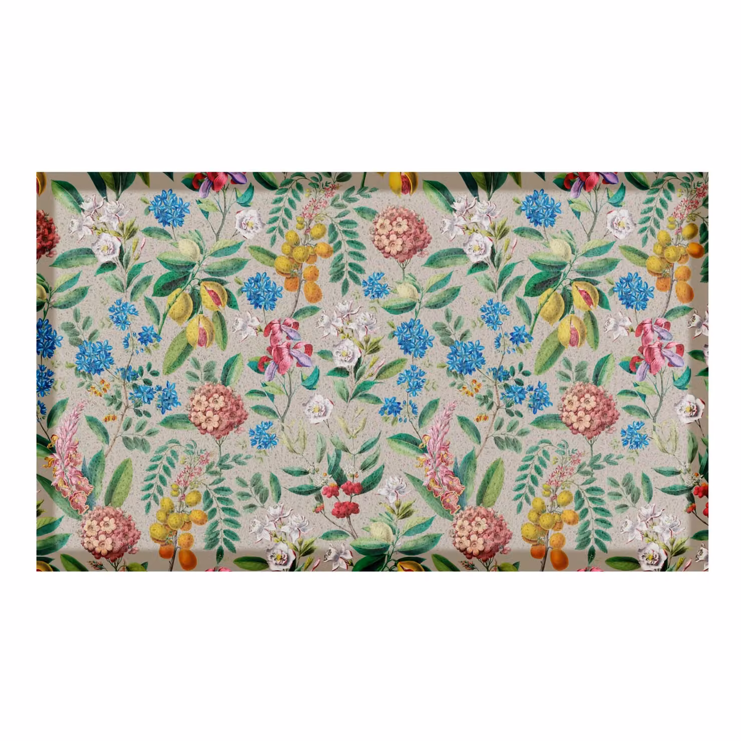 Artsy Mats Bold Floral Indoor and Outdoor Doormat, Multicolour, W: 90 cm, D: 60 cm – 2