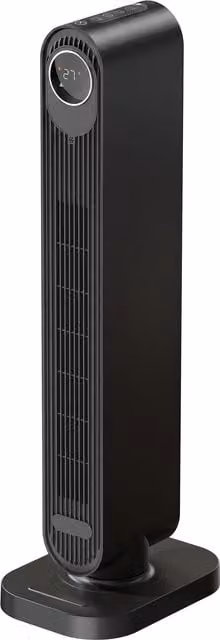 HOMCOM 2000W Ceramic Electric Fan Heater with Timer, Remote Control and Overheat Protection, Black – 1