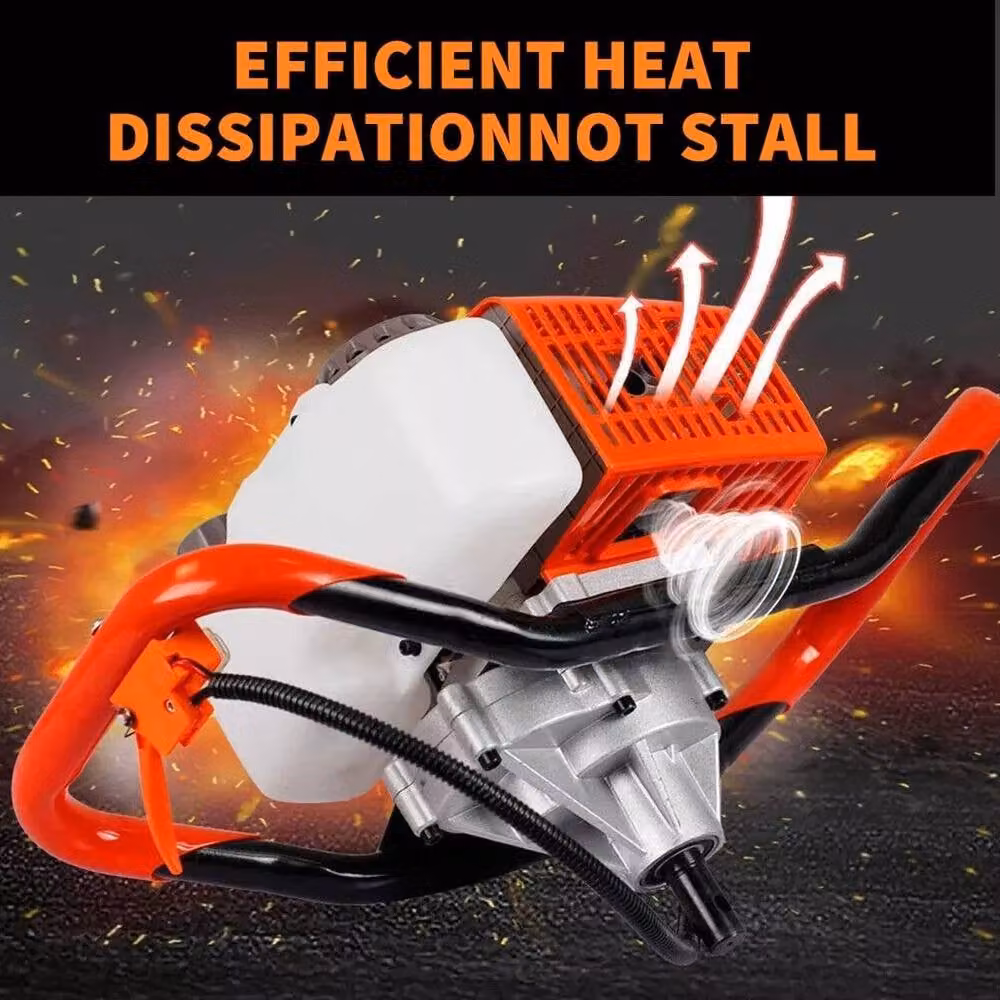 SPETLEK 52cc Petrol Earth Auger Digger in Orange – 6