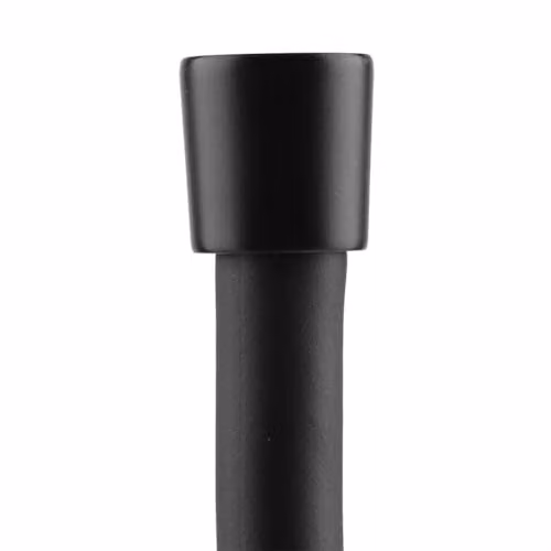 Nes Home Matt Black 1.5m Smooth PVC Flexible Shower Hose with Brass Connectors – 4