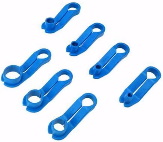 NESTLUNE 7-Piece Angled Quick Disconnect Tool Set for Car AC and Fuel Lines, Blue