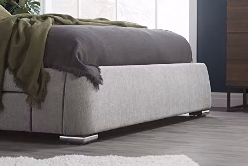 Birlea Mayfair Upholstered 4-Drawer Storage Bed Frame in Grey Fabric, W/D/H: 180 x 200 x 119 cm – 6