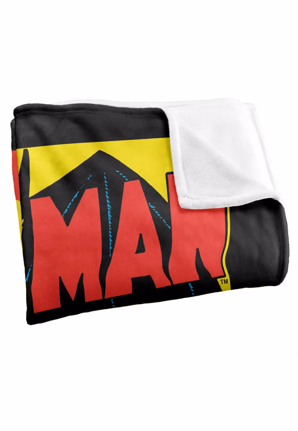 Batman Silky Touch Super Soft Fluffy Throw Blanket, White and Multicolour, W: 152 cm, D: 127 cm – 3