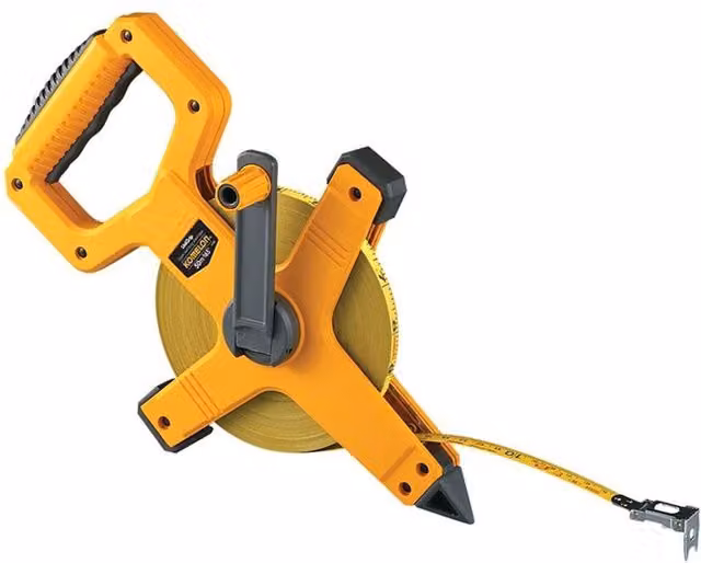 Komelon Unigrip Long Steel Tape Measure in Yellow and Multicolour